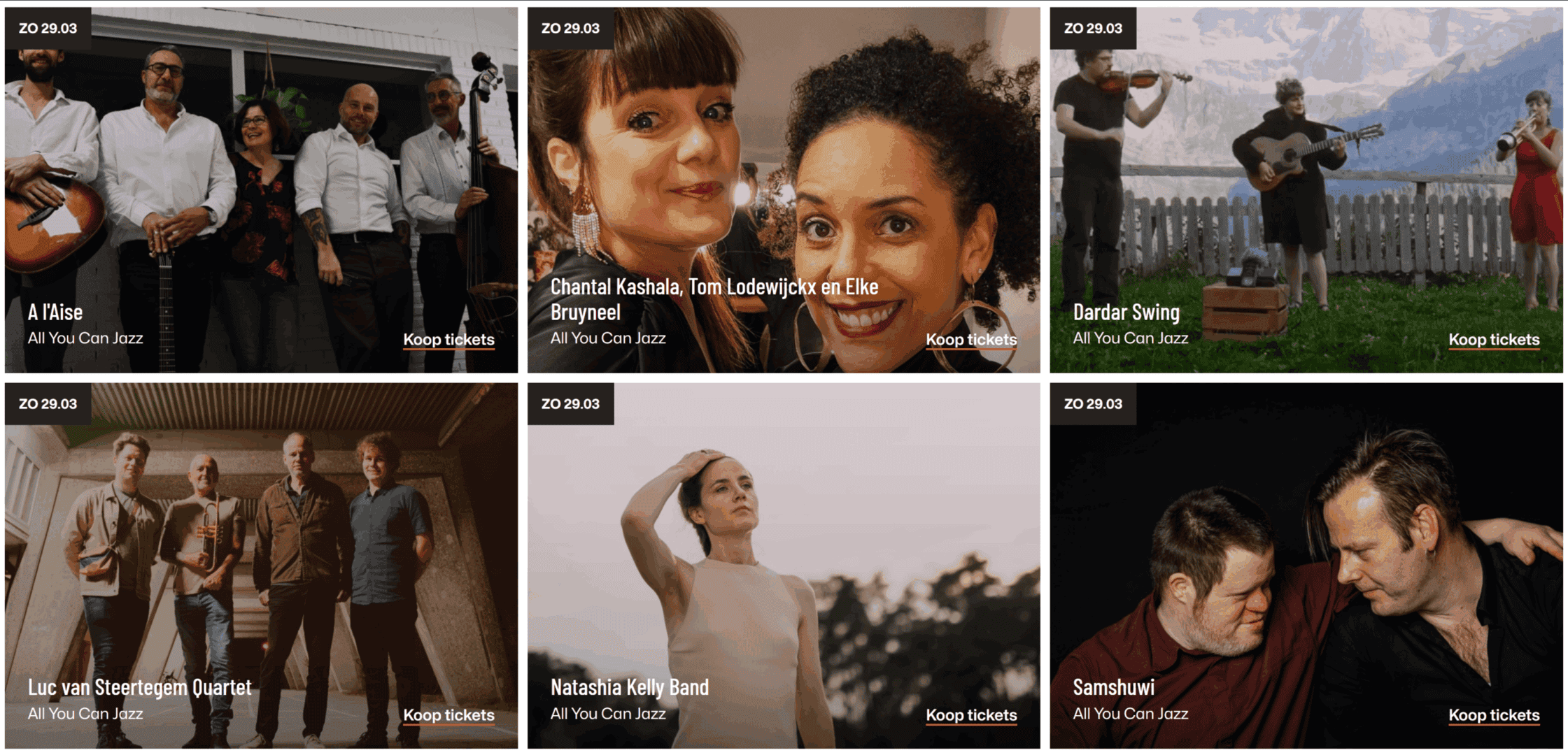 All You Can Jazz 2026 - Lier - 29/03/2026 - 15u